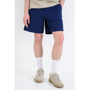 Pantaloni scurti chino cu croiala relaxed-fit - Bleumarin