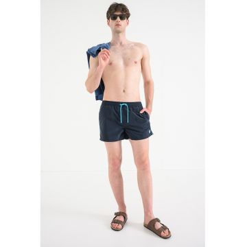 Pantaloni scurti de baie cu buzunare laterale - Turcoaz/Albastru ultramarin