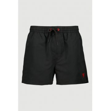 Pantaloni scurti de baie cu buzunare - Negru