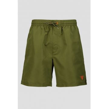Pantaloni scurti de baie cu dublura interioara de plasa - Verde masliniu