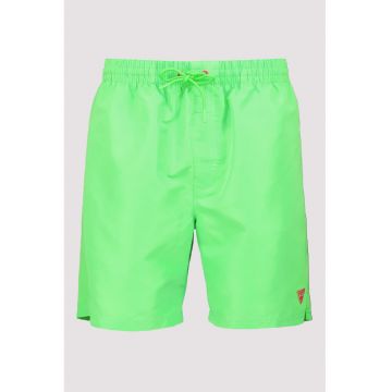 Pantaloni scurti de baie cu dublura interioara de plasa - Verde neon