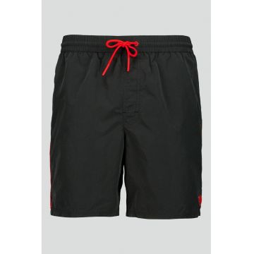 Pantaloni scurti de baie cu dublura interioara - Rosu/Negru