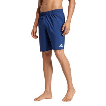 Pantaloni scurti de baie cu talie elastica - Alb/Bleumarin