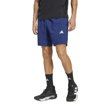 Pantaloni scurti pentru fitness We Bas - Albastru inchis