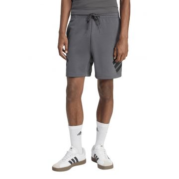 Pantaloni scurti relaxed fit din amestec de bumbac - Gri