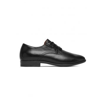Pantofi barbatesti -  din piele naturala - negru