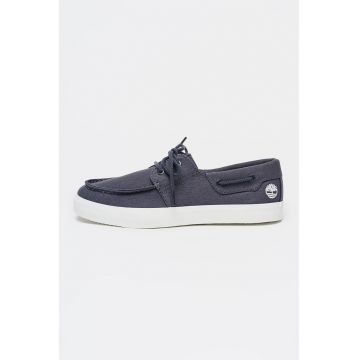 - Pantofi boat din panza Mylo Bay - Albastru inchis