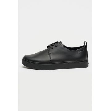 Pantofi casual de piele - Negru antracit
