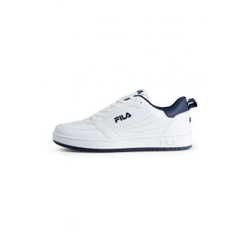 Pantofi sport de piele ecologica Rega - Alb/Albastru ultramarin