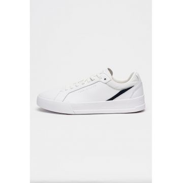 Pantofi sport din piele Court Craft - Negru/Alb optic
