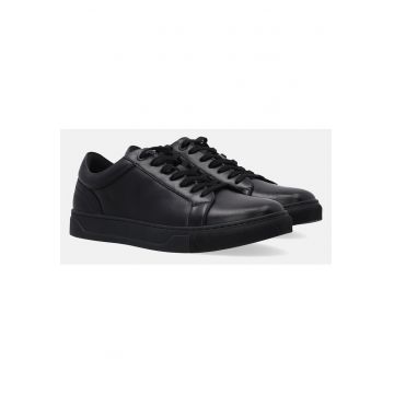 Pantofi sport din piele naturala - Negru