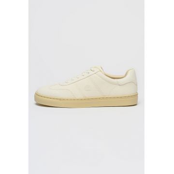 Pantofi sport low-cut cu sireturi - Alb murdar