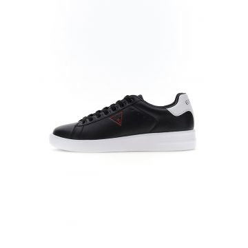 Pantofi sport low-cut din piele ecologica - Negru