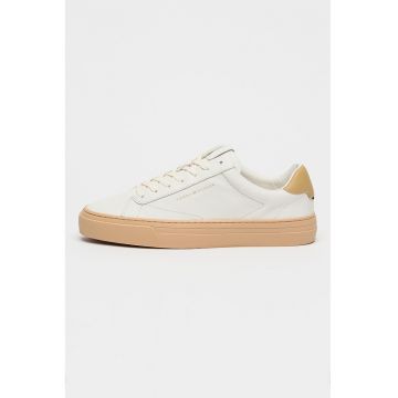 Pantofi sport Premium low-cut de piele - Alb murdar