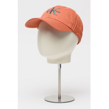 Sapca baseball ajustabila cu logo brodat - Portocaliu persan