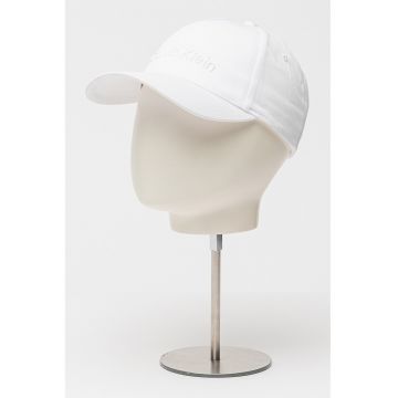 Sapca baseball din bumbac organic - Alb optic