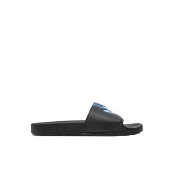 Slapi barbat  Adilette - piele ecologica - negru