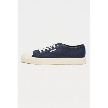 Tenisi low-cut din panza Vulc - Albastru ultramarin
