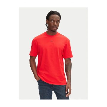 Tricou barbat  rosu - bumbac -