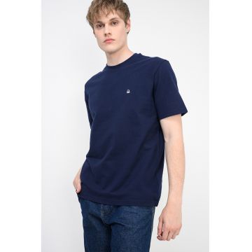 Tricou din bumbac organic - Bleumarin