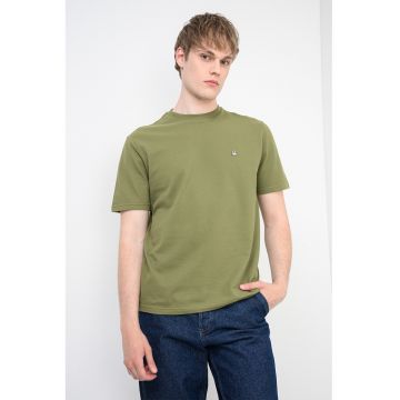 Tricou din bumbac organic - Kaki inchis