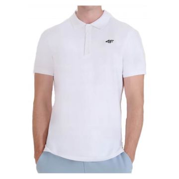 Tricou polo din bumbac cu detaliu logo