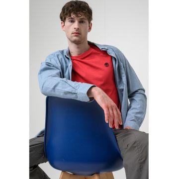 Tricou slim fit din bumbac Dun-River - Rosu