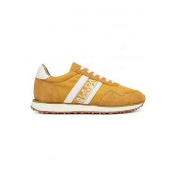 Adidasi  piele naturala - galben -