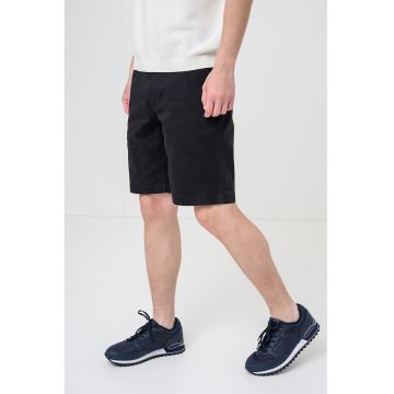 Bermude chino slim fit Denton - Negru
