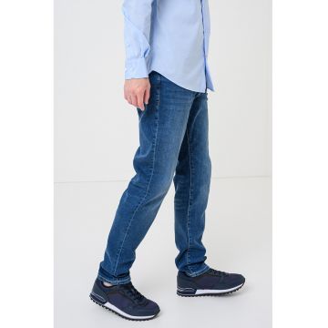 Blugi slim fit Bleecker - Albastru gentian