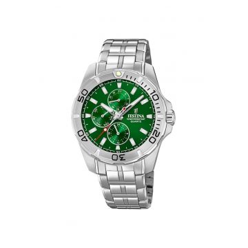 Ceas barbatesc  F20445/7 Quartz Argintiu