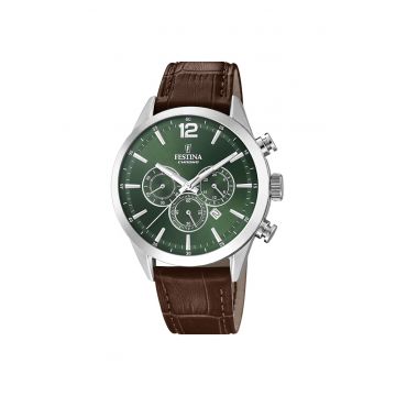 Ceas barbatesc  F20542/8 Quartz Argintiu