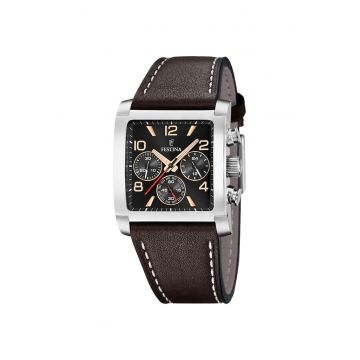 Ceas barbatesc  F20653/4 Quartz Argintiu