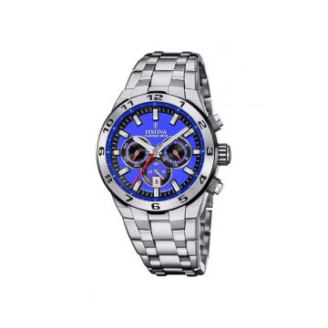 Ceas barbatesc  F20670/3 Quartz Argintiu