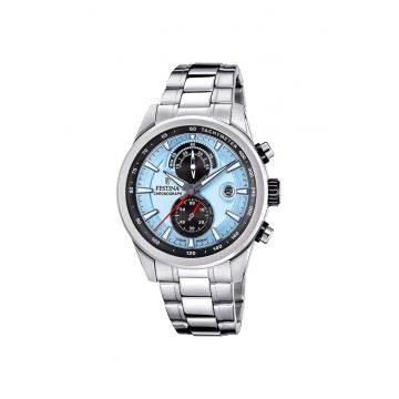 Ceas barbatesc  F20694/2 Quartz Argintiu