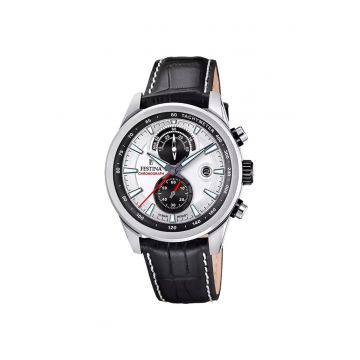 Ceas barbatesc  F20695/1 Quartz Argintiu