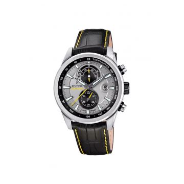 Ceas barbatesc  F20695/4 Quartz Argintiu