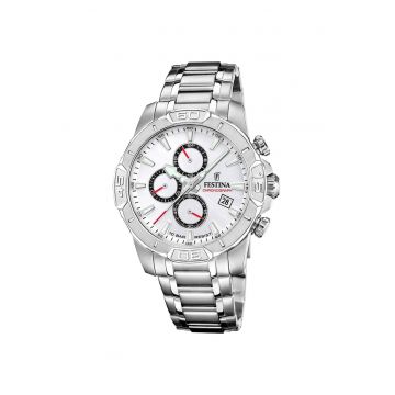Ceas barbatesc  F20704/1 Quartz Argintiu