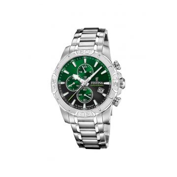 Ceas barbatesc  F20704/5 Quartz Argintiu