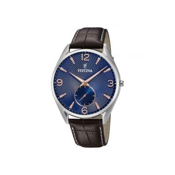 Ceas barbatesc  F6870/2 Quartz Argintiu