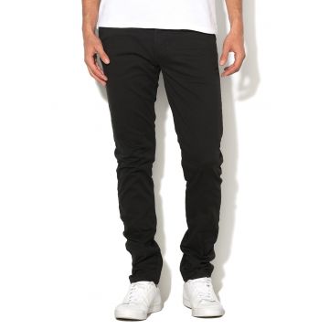 Pantaloni chino elastici - Negru