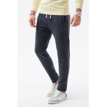 Pantaloni de trening cu doua buzunare oblice - Gri inchis