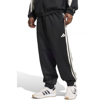 Pantaloni de trening cu logo si snur Stadium - Negru