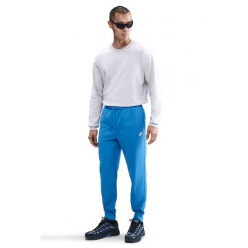 Pantaloni de trening din amestec de bumbac cu logo - Albastru royal