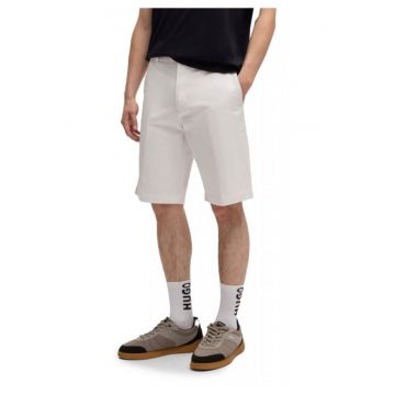 Pantaloni scurti chino  Bermuda - alb - 65% poliester - 25% bumbac