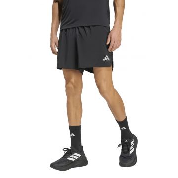 Pantaloni scurti cu logo - pentru alergare Run Est - Negru