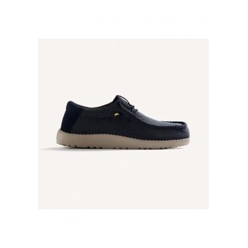 Pantofi loafer din material textil Masbate Wallabee - Bleumarin