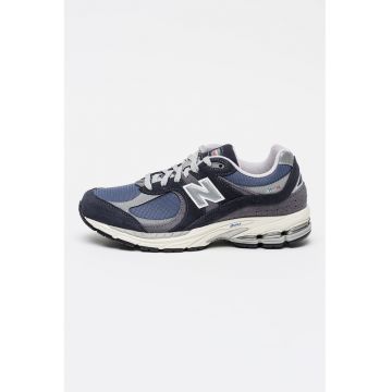 Pantofi sport 2002R cu garnituri din piele intoarsa - Gri/Albastru oceanic