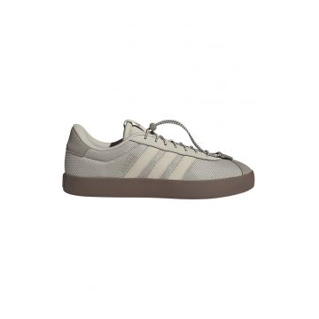 Pantofi sport din plasa si piele VL Court 3.0 - Gri deschis/Gri cenusiu/Gri