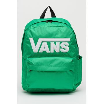 Rucsac cu logo in relief Old Skool - Verde electric/Alb optic